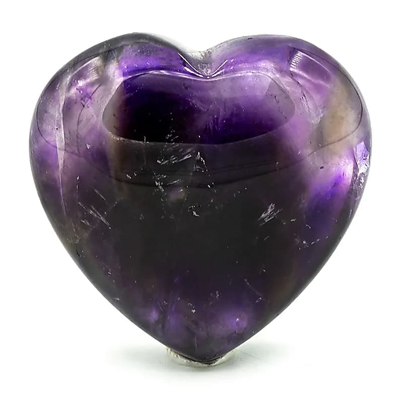 Handschmeichler Amethyst Phantom - Herz